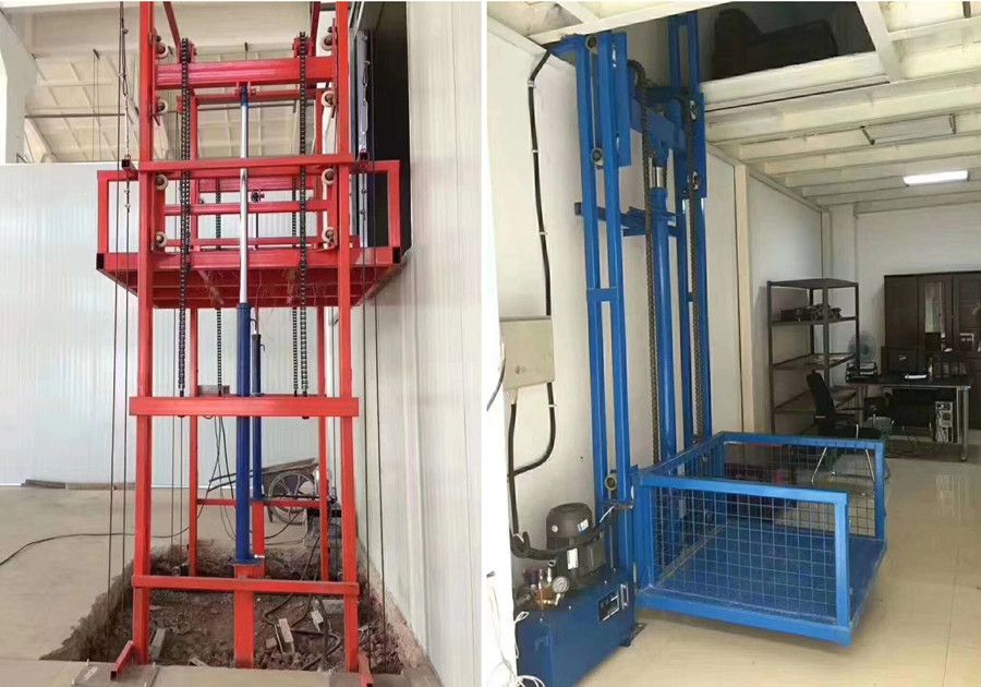 广州升降平台厂家销售-链条液压式升降机系列产品