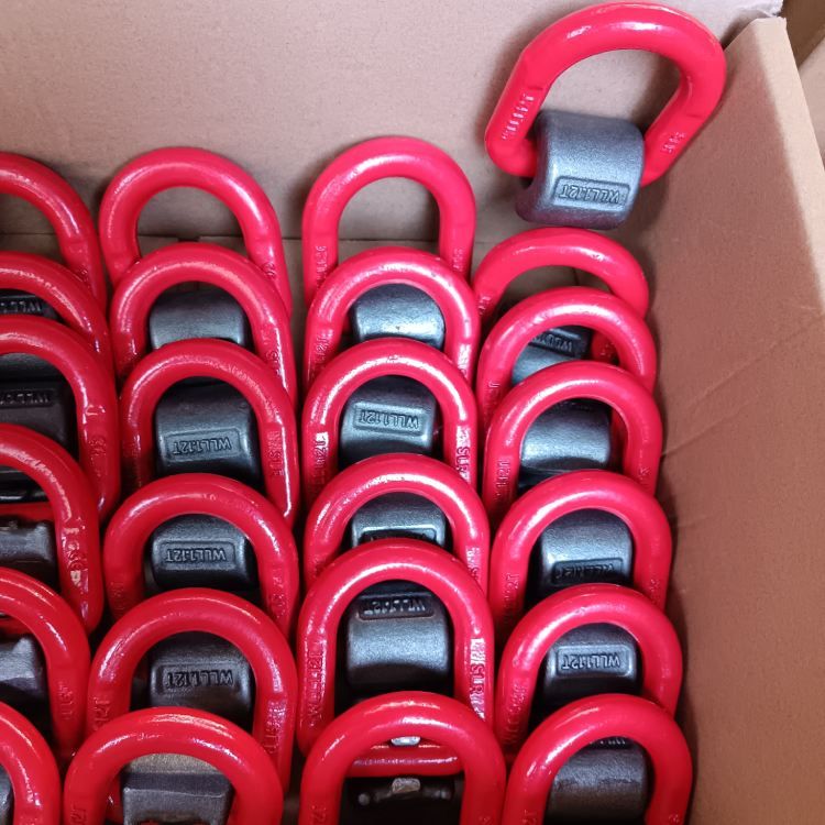 焊接D型吊环高强度焊接d型吊环带弹簧烧焊吊点起重模具吊环吊点