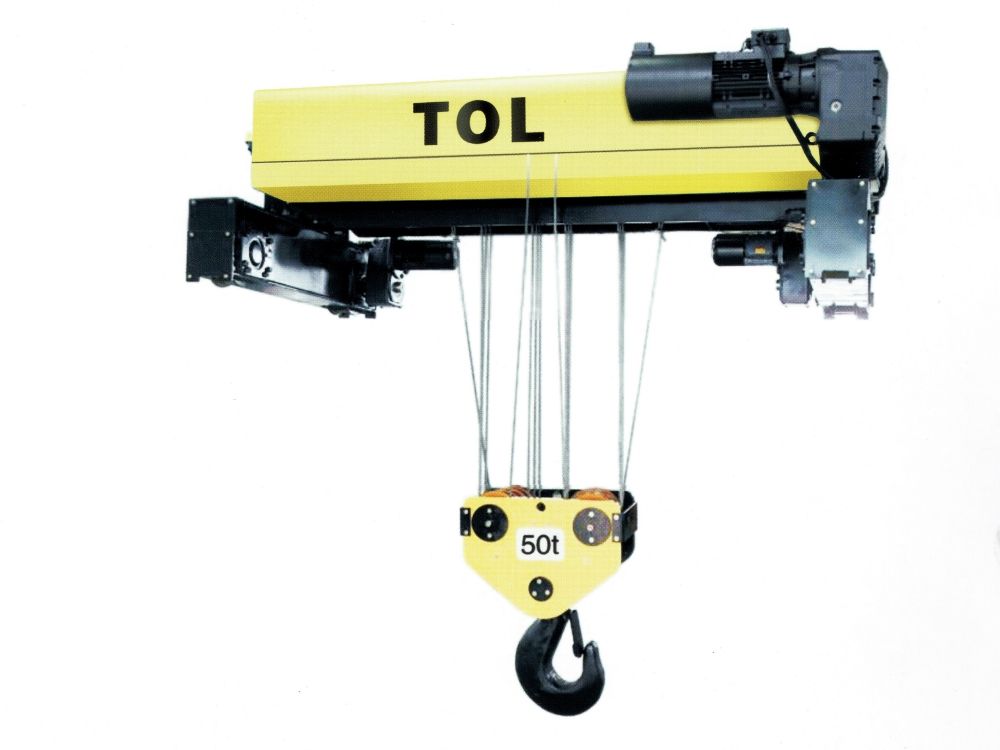 SHPZ50T欧式双梁钢丝绳电动葫芦 SHPZ50T欧式双梁钢丝绳电动葫芦