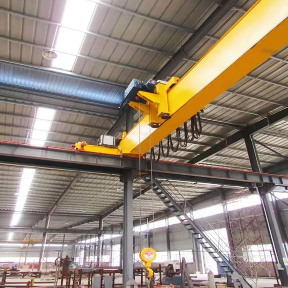 LDP型电动单梁起重机侧面图 LDP型电动单梁起重机侧面图