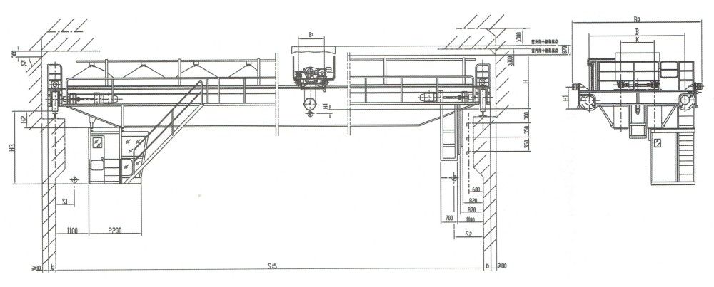 QD型5~10吨慢速吊钩桥式起重机外形尺寸图.jpg