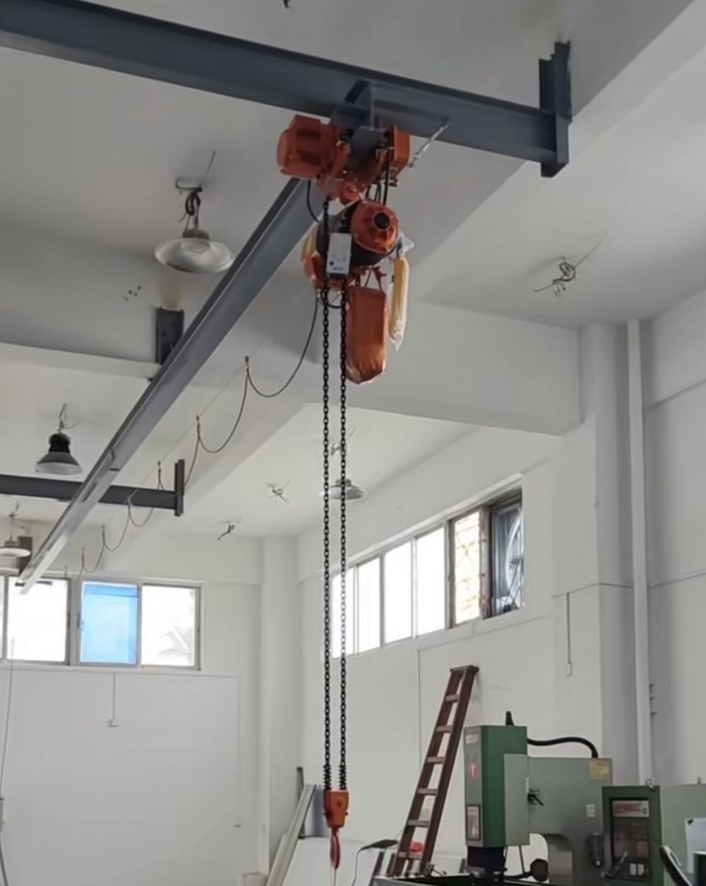 环链葫芦单轨吊、单轨工字钢电动葫芦吊装系统