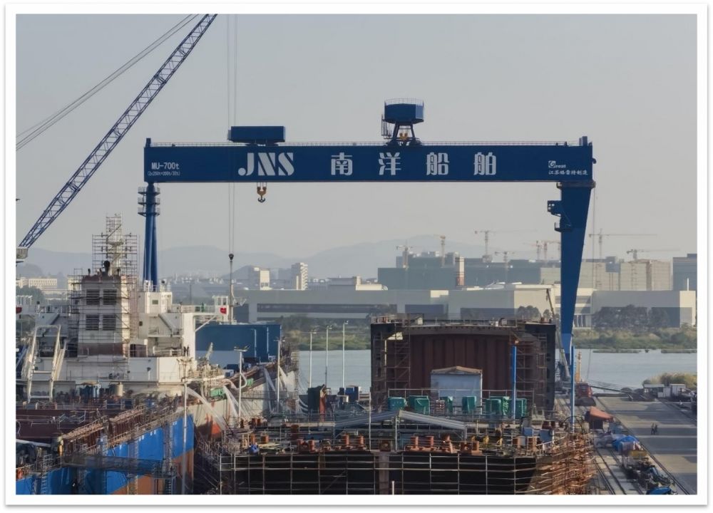 江门南洋船舶700T造船门式起重机