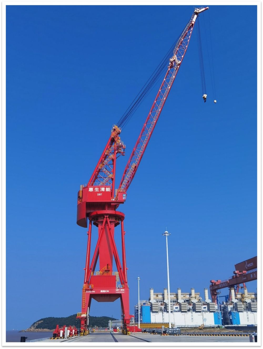 舟山惠生MQ10080门座式起重机