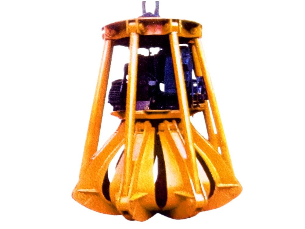 电动马达多瓣抓斗