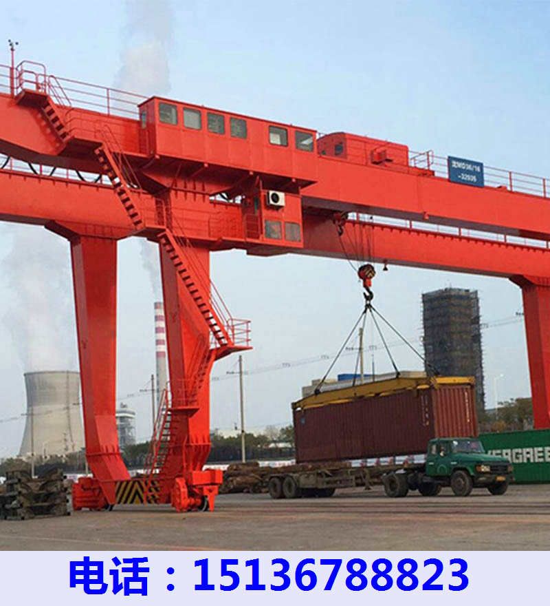 浙江湖州龙门吊租赁35吨40吨龙门吊物流站用