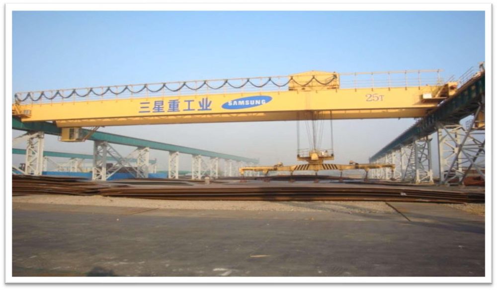 三星重工QC25T电磁桥式起重机