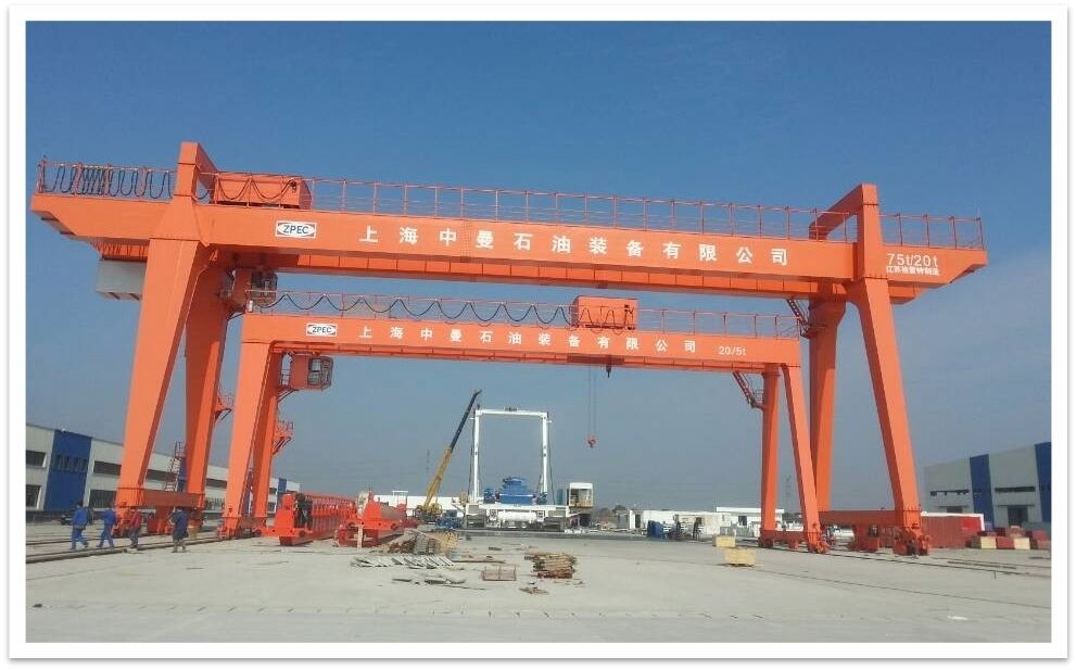 中曼石油 MG75/20T 门式起重机