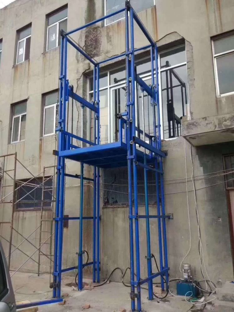 成都市液压升降机、载货平台、SJD型链条导轨式升降机厂家销售服务
