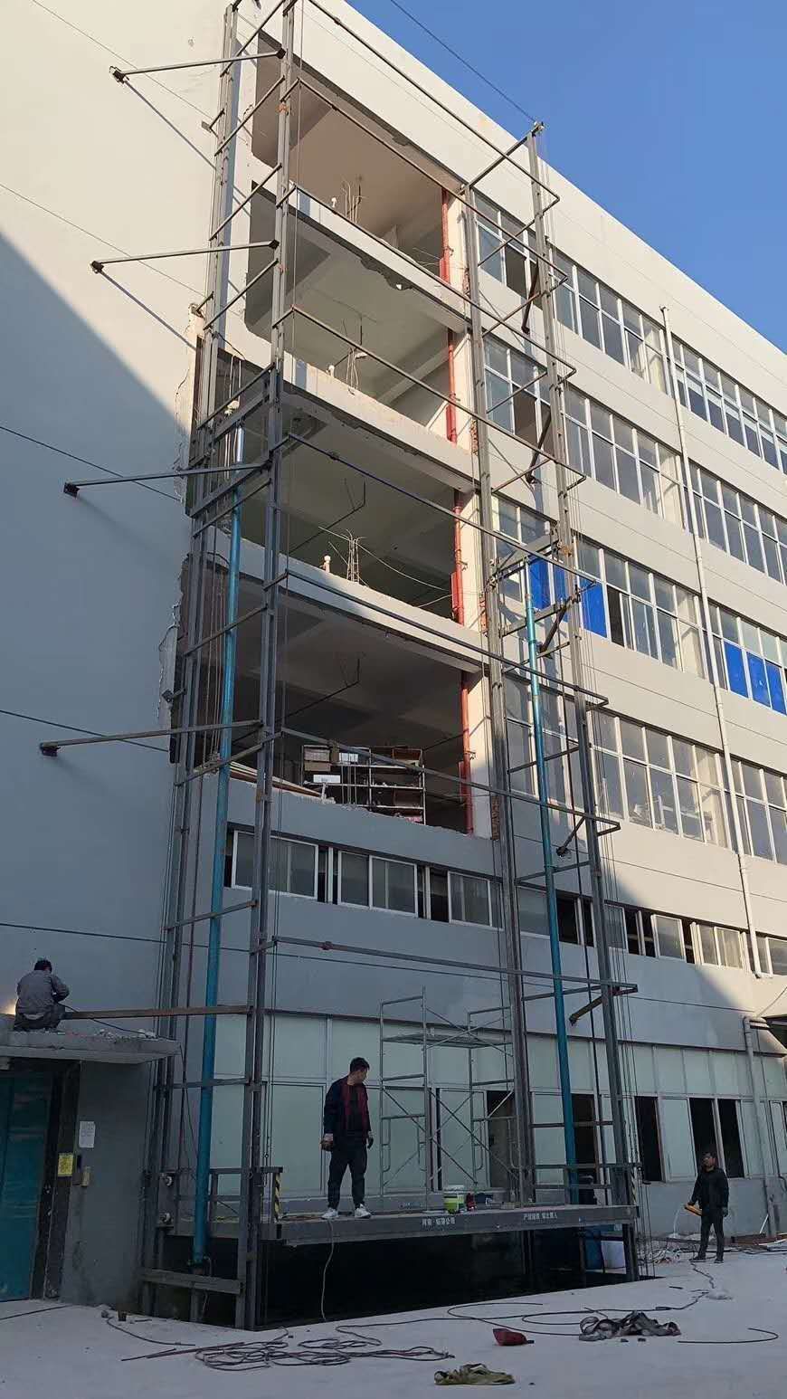 成都市液压升降机、载货平台、SJD型链条导轨式升降机厂家销售服务