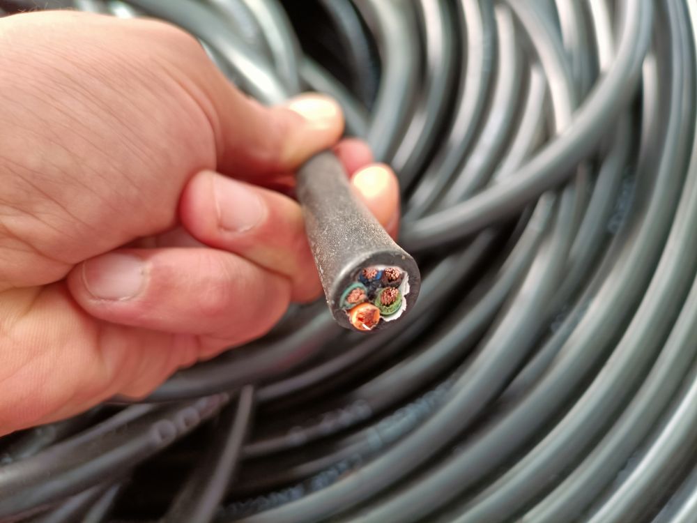 起重机动力电缆线、多股多芯扁形/圆形橡胶护套电缆线