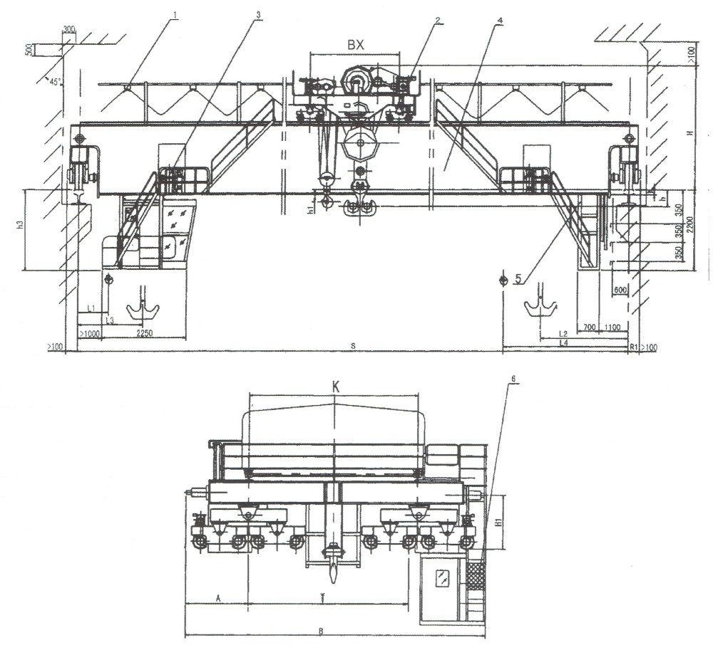 QD型300/40~350/75吨吊钩桥式起重机外形尺寸图.jpg
